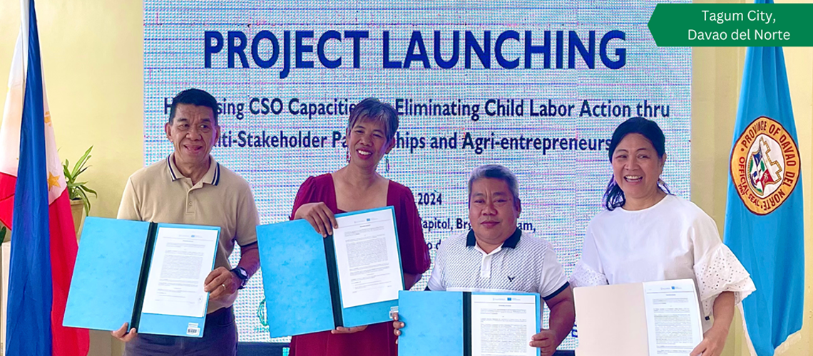 Project launch against child labor in agriculture sector in the Philippines