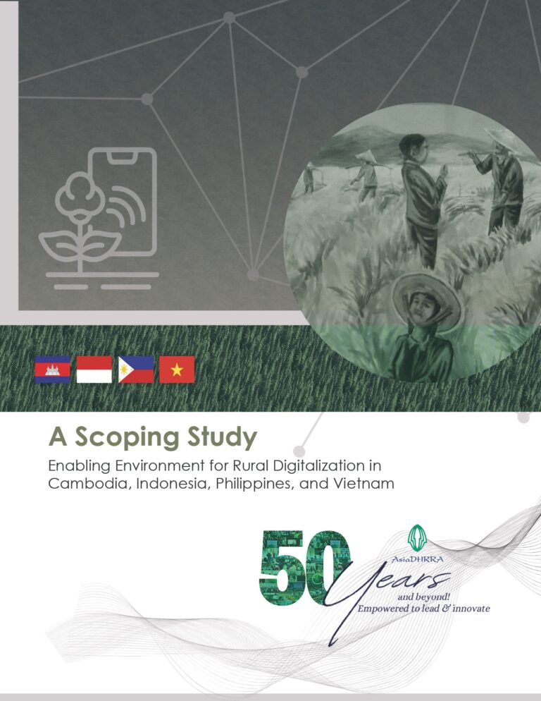 Enabling Environment for Rural Digitalization in Cambodia, Indonesia, Philippines, and Vietnam – A Scoping Study