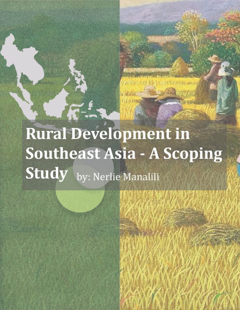 Rural Development in ASEAN – Scoping Study