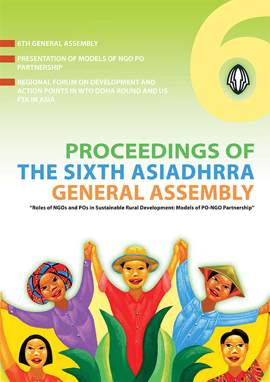 Asiadhrra 6th General Assembly Proceedings (2006)