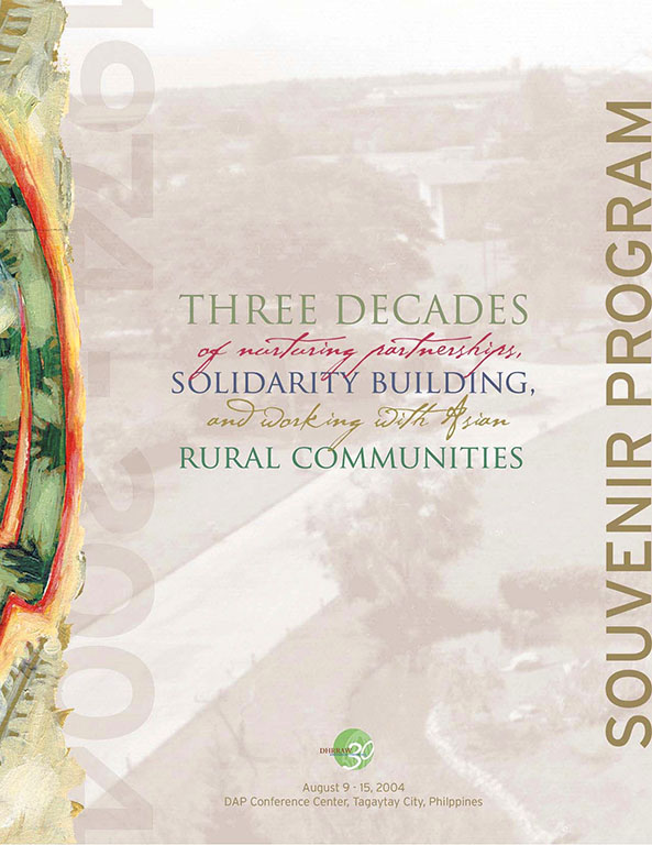 DHRRAW 2004 Workshop Souvenir Program