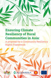 Ensuring Climate Resiliency of Rural Communities in Asia: A proposal for a Community Resiliency Rights Framework