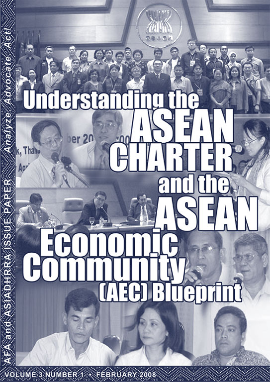 Understanding the ASEAN Charter and the ASEAN Economic Community Blueprint